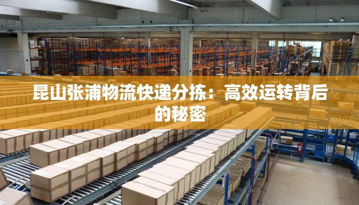 昆山张浦物流快递分拣：高效运转背后的秘密