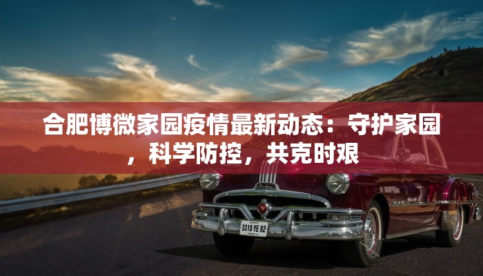 合肥博微家园疫情最新动态：守护家园，科学防控，共克时艰