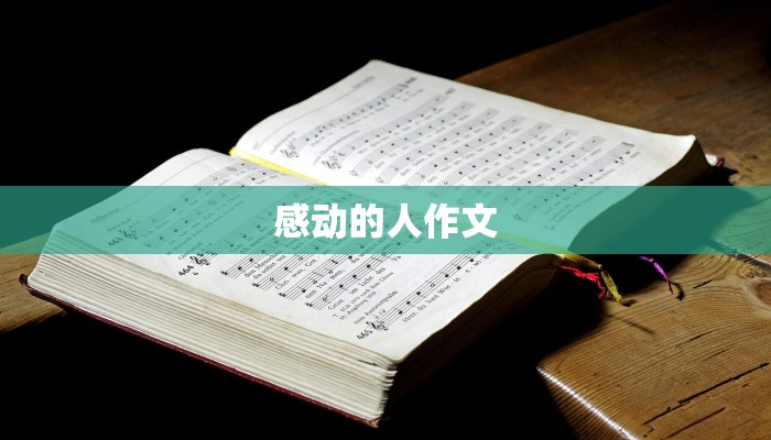 感动的人作文