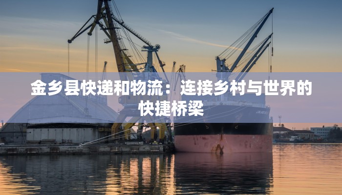金乡县快递和物流：连接乡村与世界的快捷桥梁