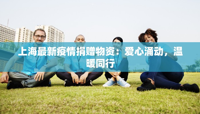 上海最新疫情捐赠物资：爱心涌动，温暖同行